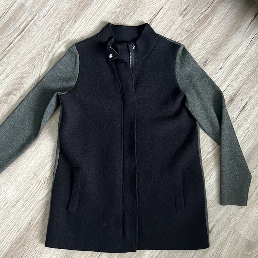 Ann Taylor—two tone sweater jacket